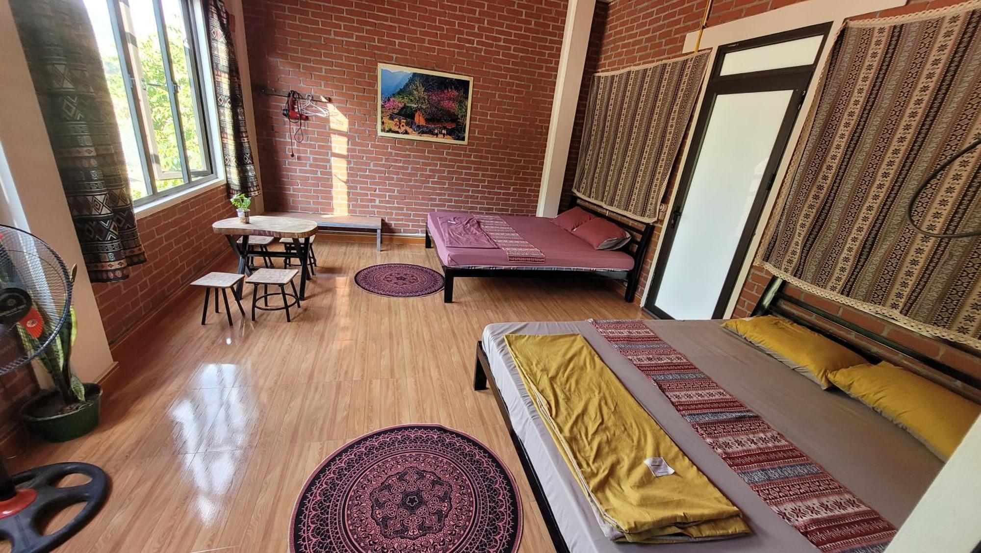 Du Gia View Homestay Làng Cac 객실 사진